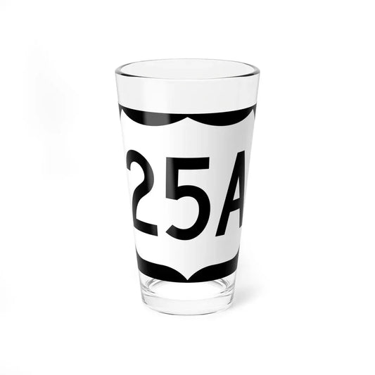 US 25A (North Carolina) (Road Sign) Pint Glass 16oz 16oz - Go Mug Yourself