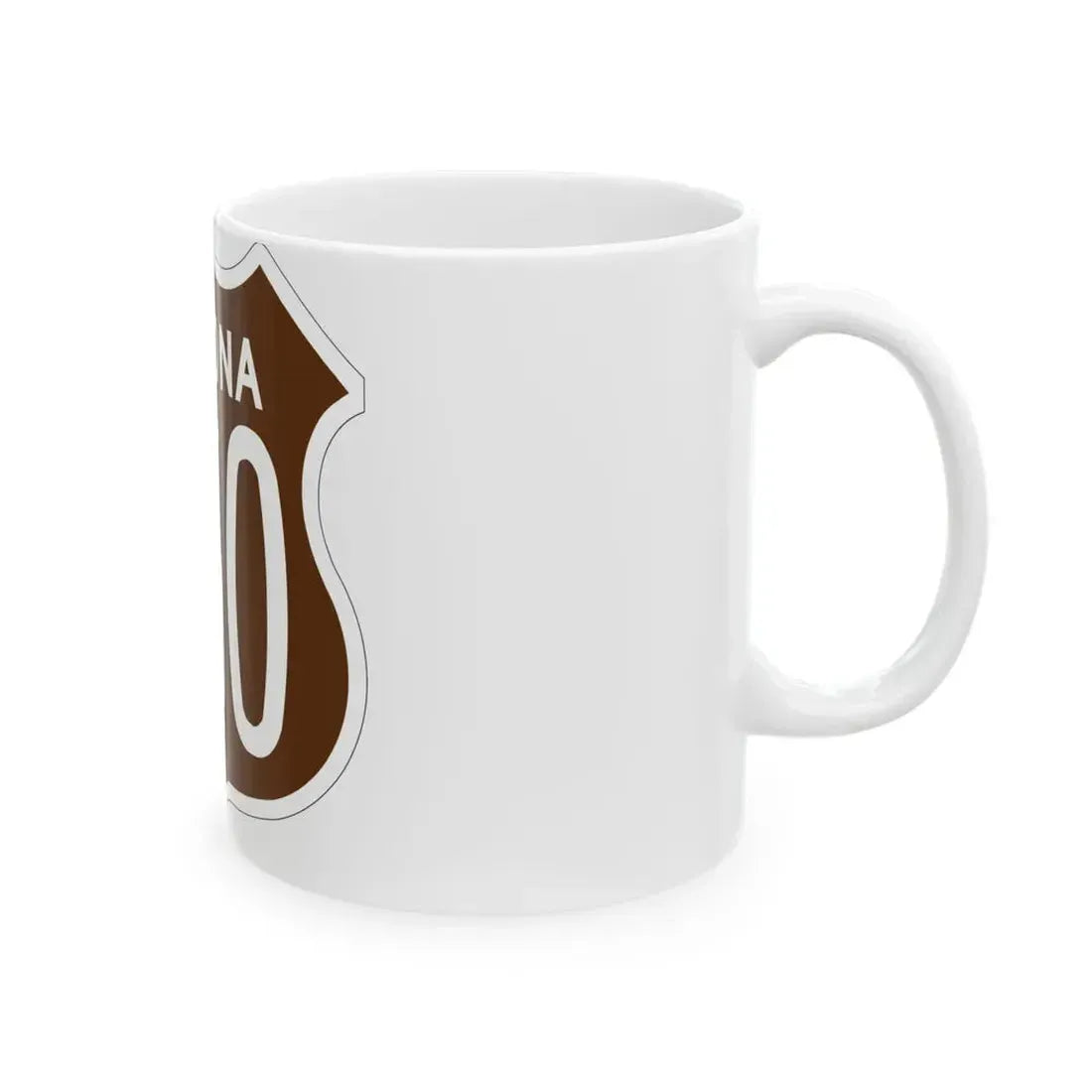 US 260 Arizona 1956 East (Arizona) (Road Sign) White Coffee Mug - Go Mug Yourself