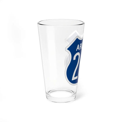 US 260 Arizona 1956 West (Arizona) (Road Sign) Pint Glass 16oz - Go Mug Yourself
