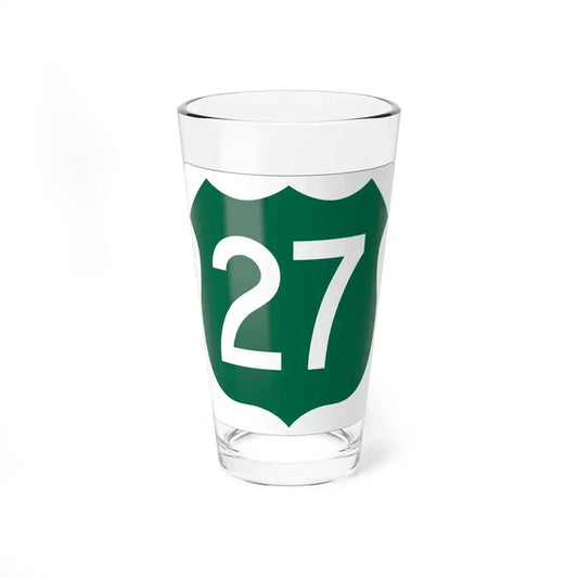 US 27 FL (Florida) (Road Sign) Pint Glass 16oz 16oz - Go Mug Yourself
