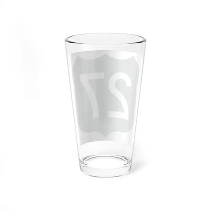 US 27 FL (Florida) (Road Sign) Pint Glass 16oz - Go Mug Yourself