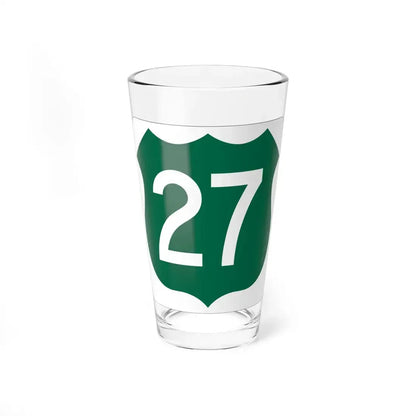 US 27 FL (Florida) (Road Sign) Pint Glass 16oz - Go Mug Yourself