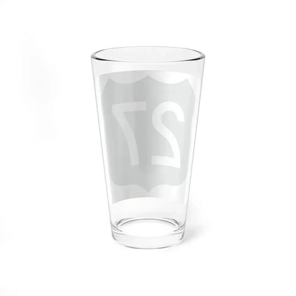 US 27 FL (Florida) (Road Sign) Pint Glss 16oz - Go Mug Yourself