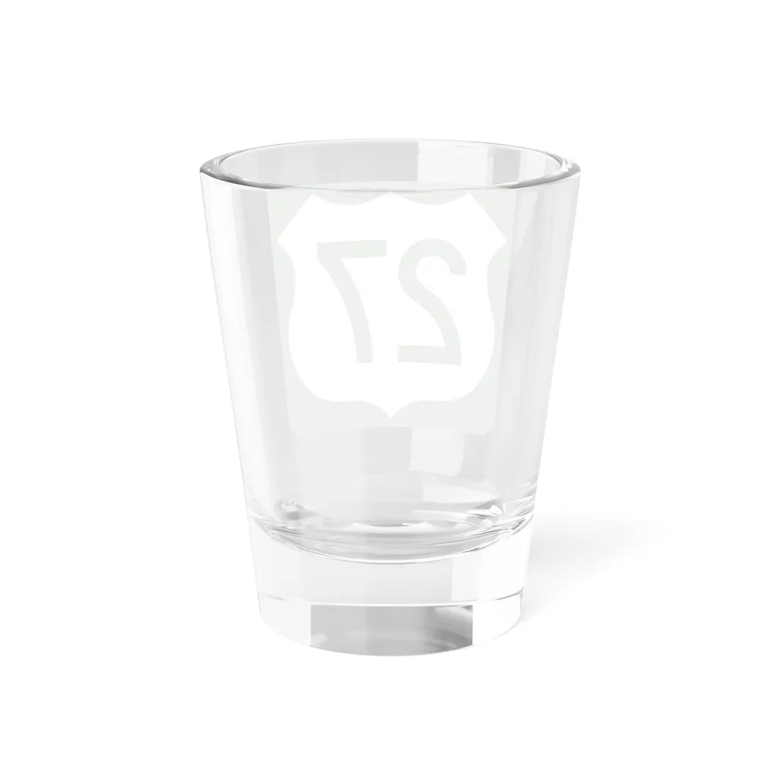 US 27 FL reversed (Florida) (Road Sign) Shot Glass 1.5oz - Go Mug Yourself
