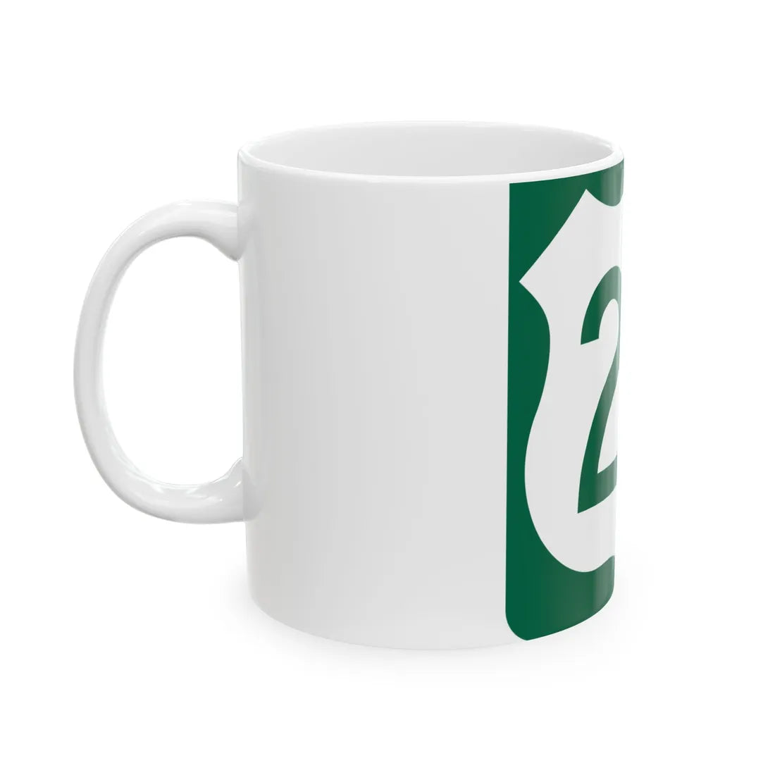US 27 FL reversed (Florida) (Road Sign) White Coffee Mug - Go Mug Yourself