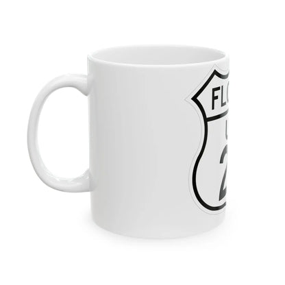 US 27 Florida 1948 (Florida) (Road Sign) White Coffee Mug - Go Mug Yourself
