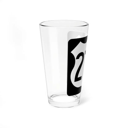 US 275 IA (Iowa) (Road Sign) Pint Glass 16oz - Go Mug Yourself
