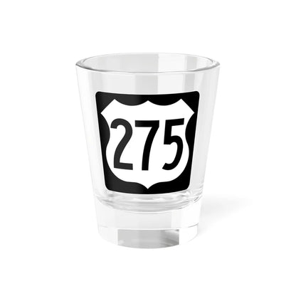 US 275 IA (Iowa) (Road Sign) Shot Glass 1.5oz 1.5oz - Go Mug Yourself