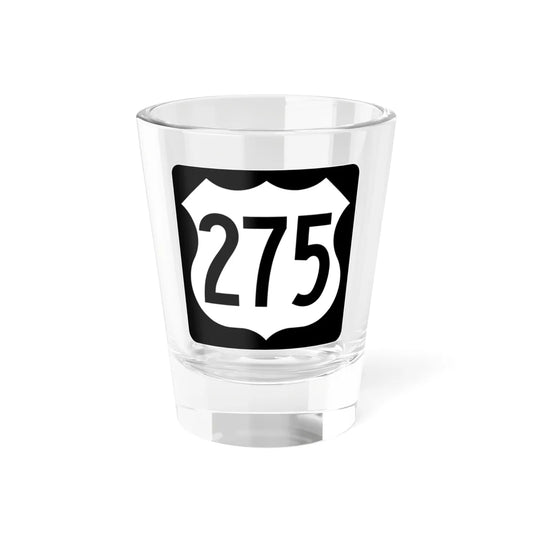US 275 IA (Iowa) (Road Sign) Shot Glass 1.5oz 1.5oz - Go Mug Yourself