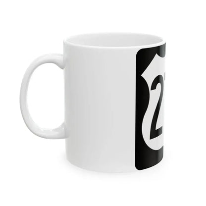 US 275 IA (Iowa) (Road Sign) White Coffee Mug - Go Mug Yourself