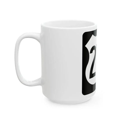 US 275 IA (Iowa) (Road Sign) White Coffee Mug - Go Mug Yourself