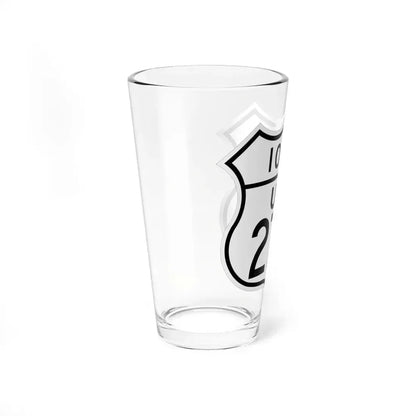 US 275 Iowa 1948 (Iowa) (Road Sign) Pint Glass 16oz - Go Mug Yourself