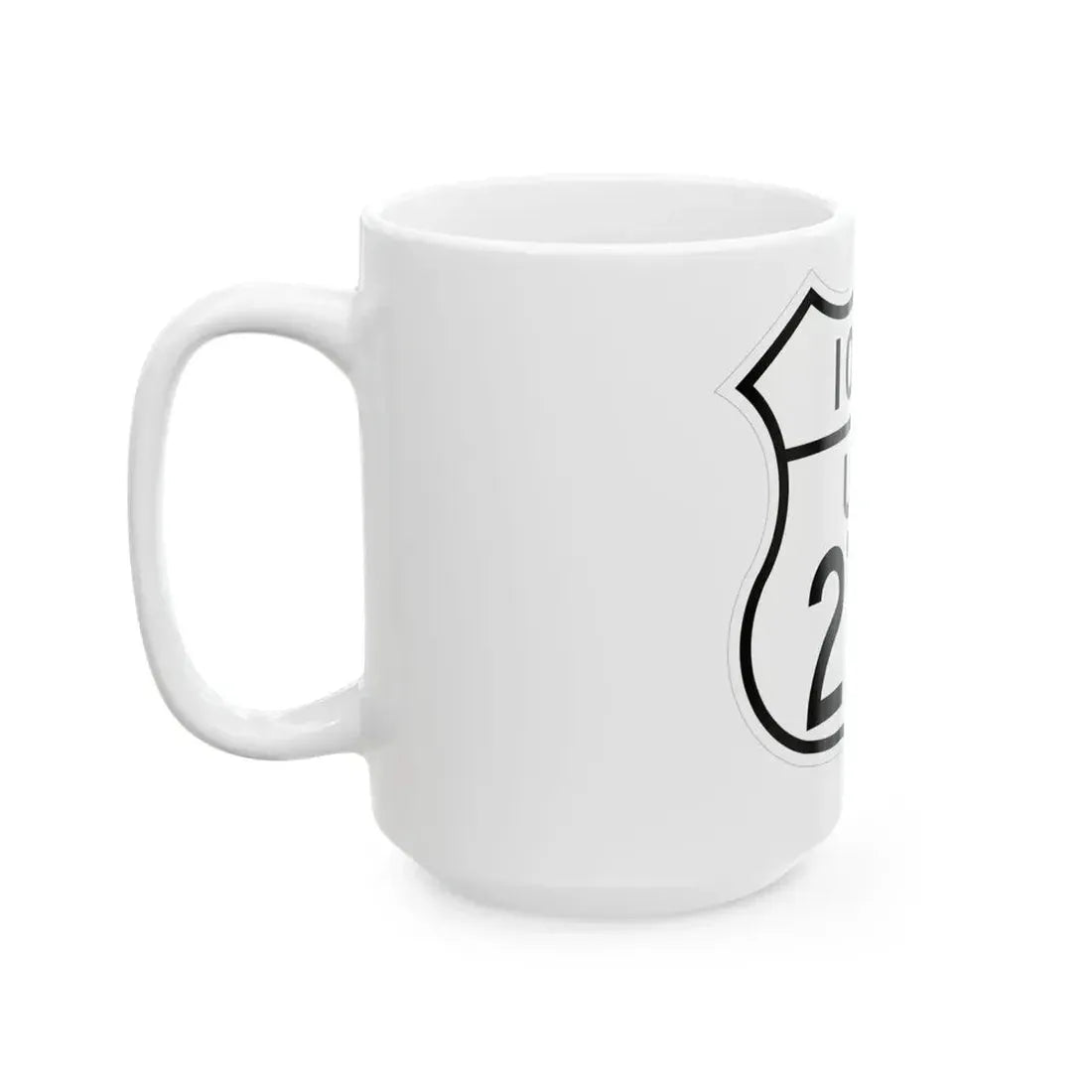 US 275 Iowa 1948 (Iowa) (Road Sign) White Coffee Mug - Go Mug Yourself