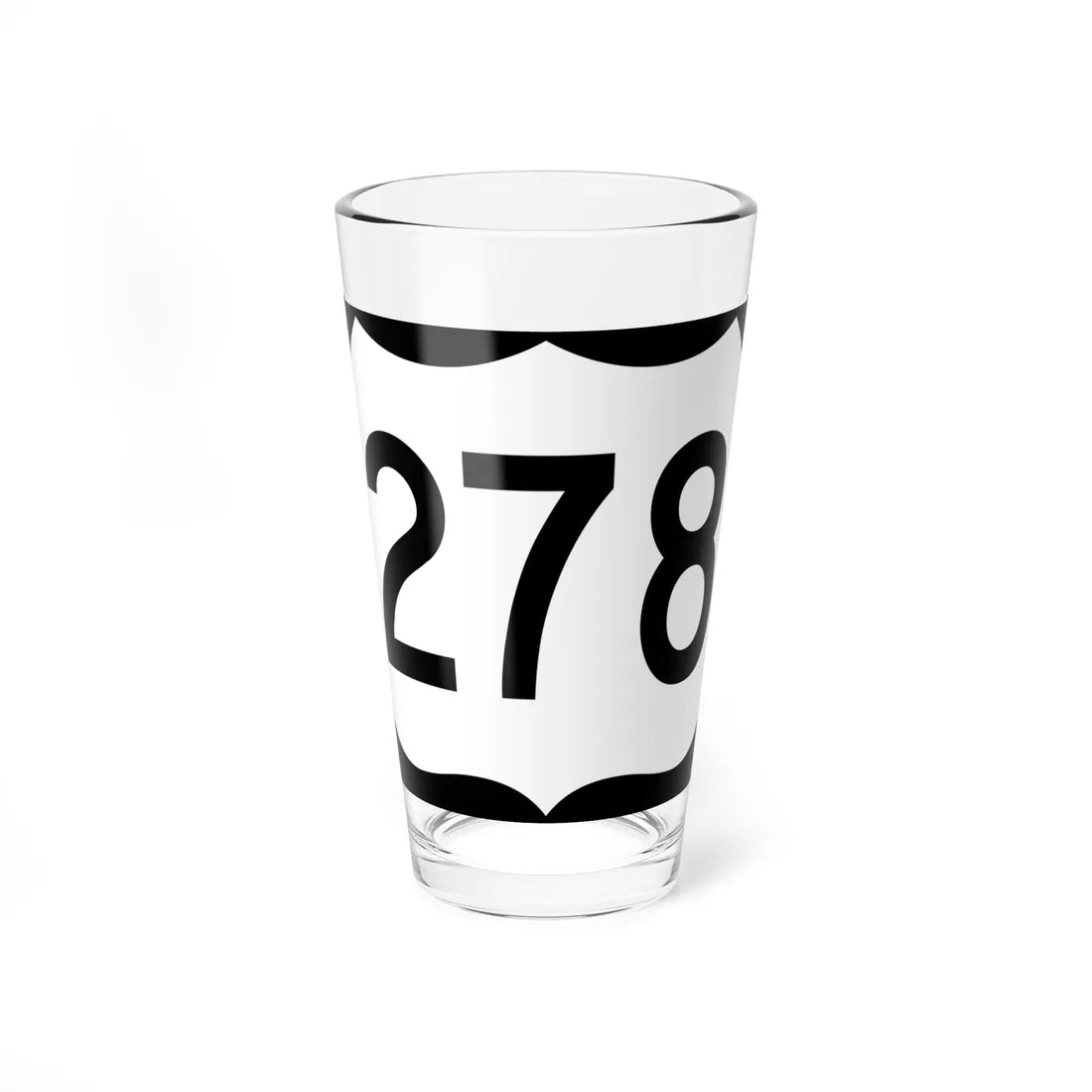 US 278 AR (Arkansas) (Road Sign) Pint Glass 16oz 16oz - Go Mug Yourself