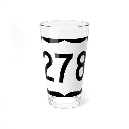 US 278 AR (Arkansas) (Road Sign) Pint Glass 16oz 16oz - Go Mug Yourself