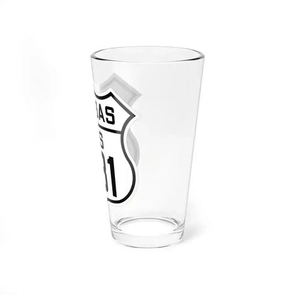 US 281 Kansas 1926 (Kansas) (Road Sign) Pint Glass 16oz - Go Mug Yourself