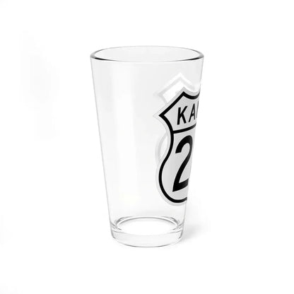 US 281 Kansas 1962 (Kansas) (Road Sign) Pint Glass 16oz - Go Mug Yourself