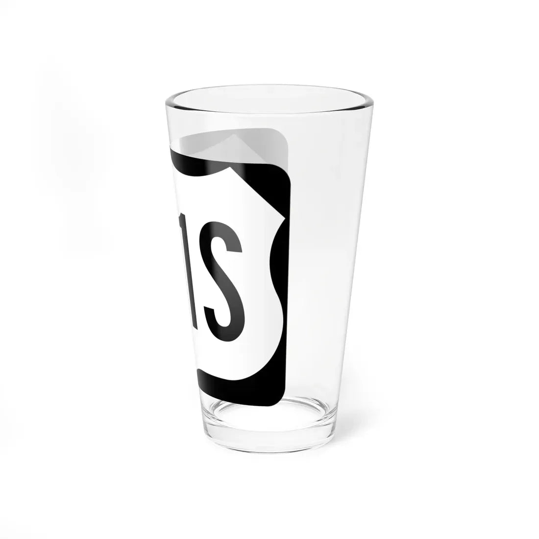 US 281S (North Dakota) (Road Sign) Pint Glass 16oz - Go Mug Yourself