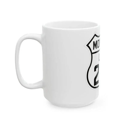 US 287 Montana 1926 (Montana) (Road Sign) White Coffee Mug - Go Mug Yourself