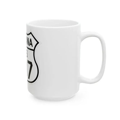 US 287 Montana 1926 (Montana) (Road Sign) White Coffee Mug - Go Mug Yourself