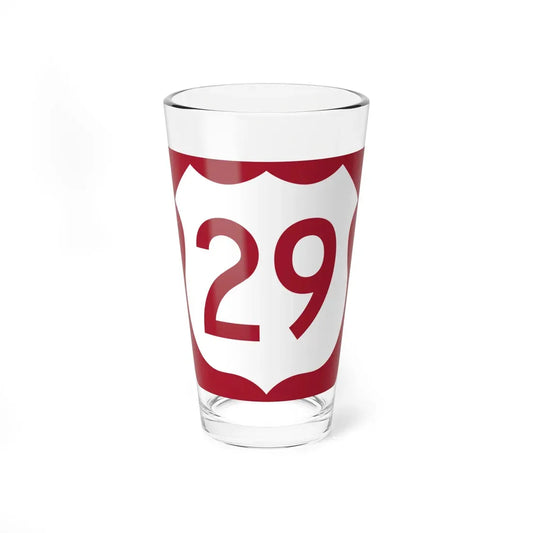 US 29 FL reversed (Florida) (Road Sign) Pint Glass 16oz 16oz - Go Mug Yourself