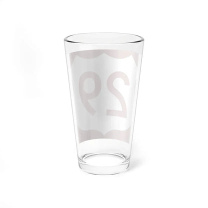 US 29 FL reversed (Florida) (Road Sign) Pint Glass 16oz - Go Mug Yourself