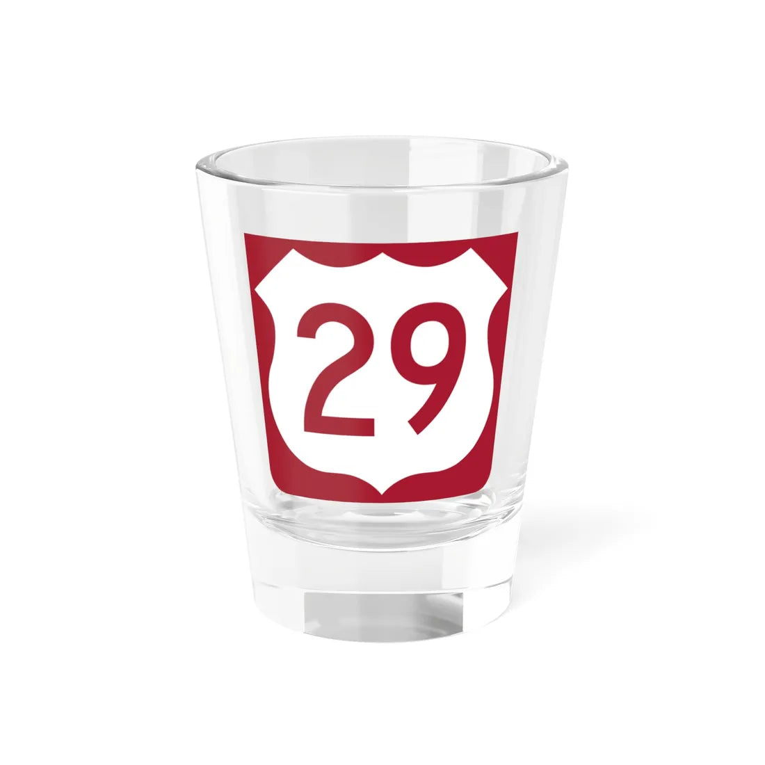 US 29 FL reversed (Florida) (Road Sign) Shot Glass 1.5oz 1.5oz - Go Mug Yourself