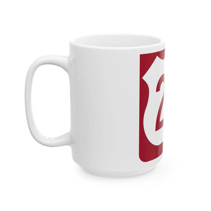 US 29 FL reversed (Florida) (Road Sign) White Coffee Mug - Go Mug Yourself