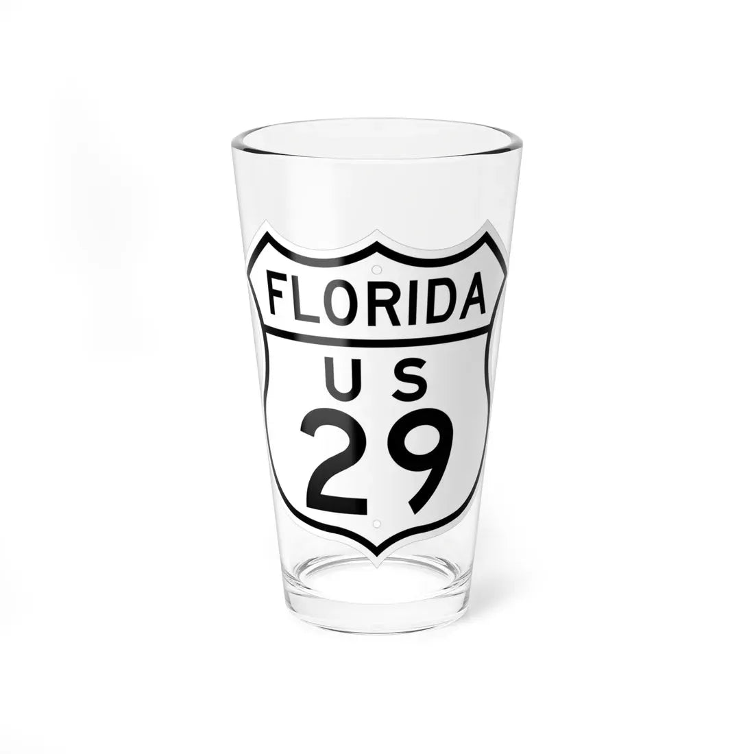 US 29 Florida 1948 (Florida) (Road Sign) Pint Glass 16oz 16oz - Go Mug Yourself