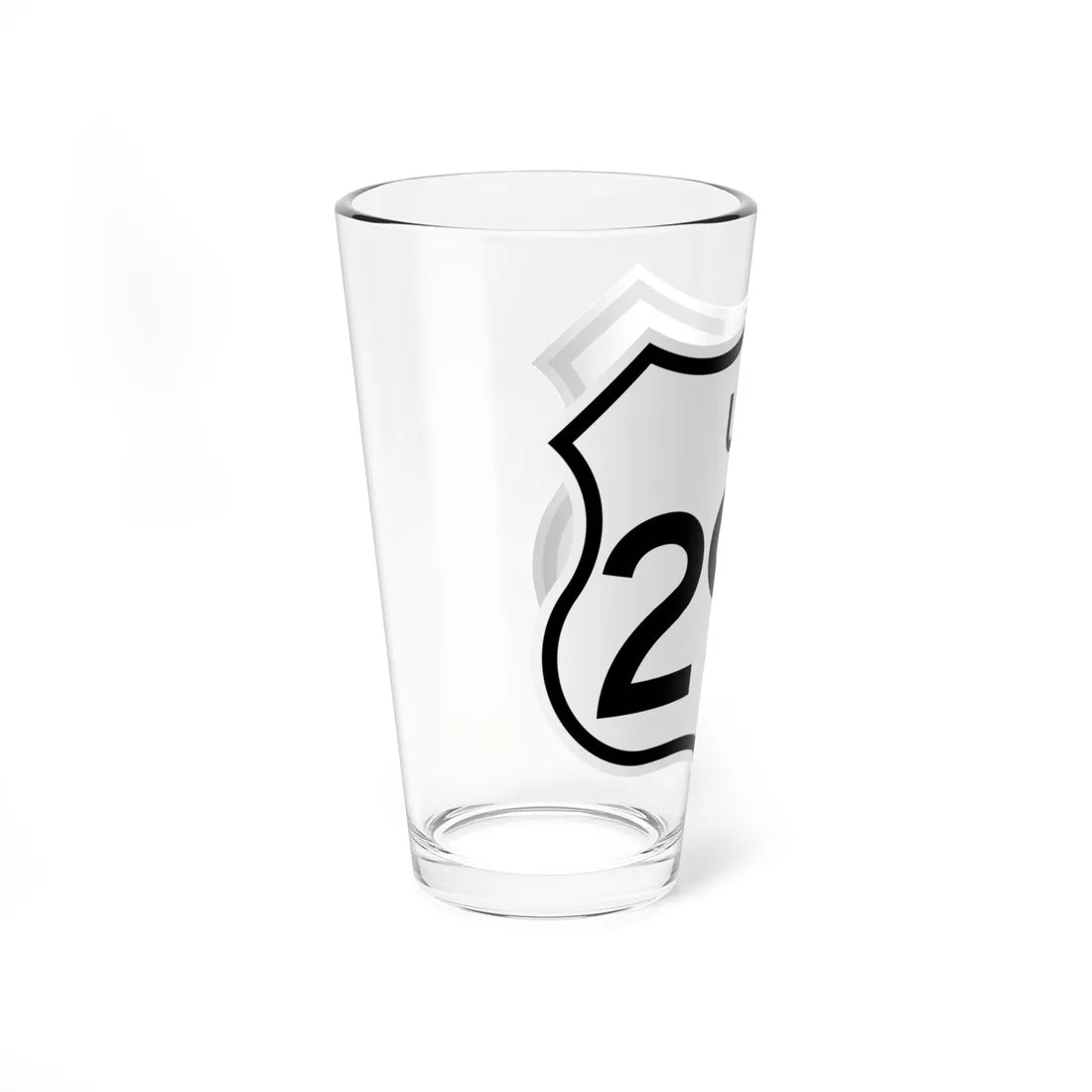 US 299 1961 cutout (California) (Road Sign) Pint Glass 16oz - Go Mug Yourself