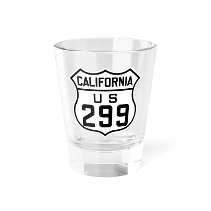 US 299 California 1926 (California) (Road Sign) Shot Glass 1.5oz 1.5oz - Go Mug Yourself