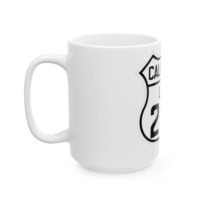 US 299 California 1926 (California) (Road Sign) White Coffee Mug - Go Mug Yourself