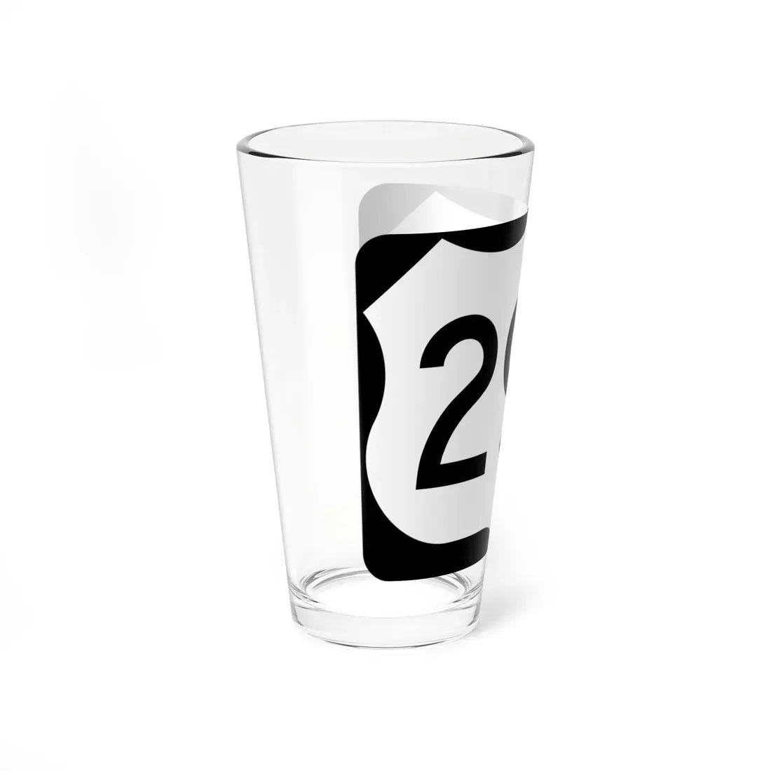US 29A (North Carolina) (Road Sign) Pint Glass 16oz - Go Mug Yourself
