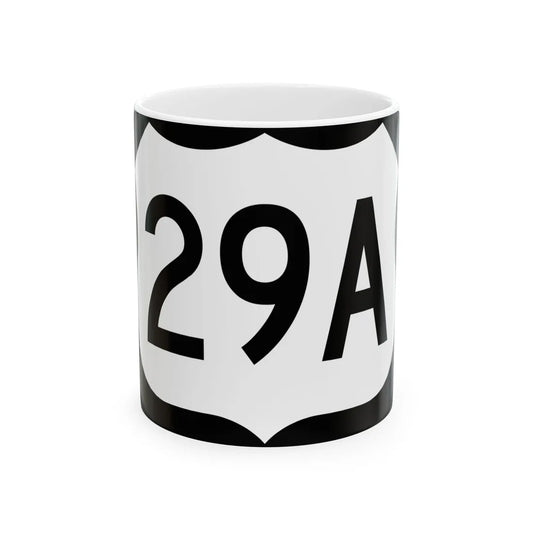US 29A (North Carolina) (Road Sign) White Coffee Mug 11oz - Go Mug Yourself