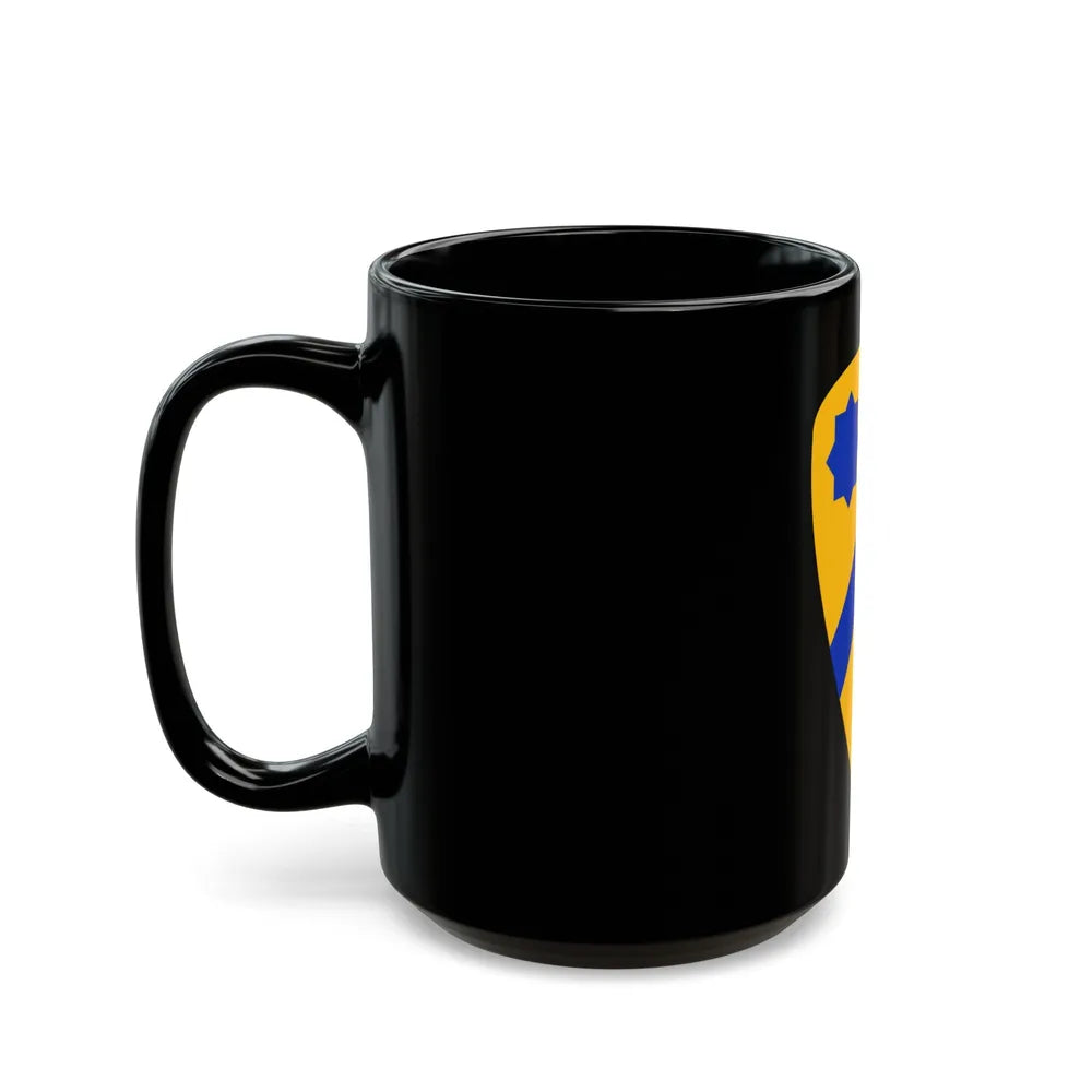 US 2nd Cavalry Division (U.S. Army) Black Coffee Mug-Go Mug Yourself