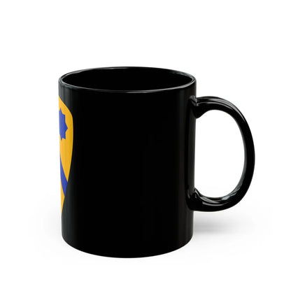 US 2nd Cavalry Division (U.S. Army) Black Coffee Mug-Go Mug Yourself