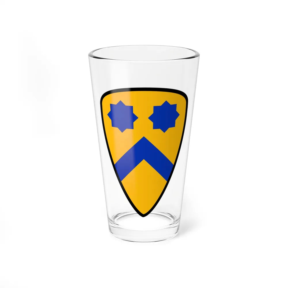 US 2nd Cavalry Division (U.S. Army) Pint Glass 16oz-16oz-Go Mug Yourself