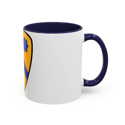 US 2nd Cavalry Division (U.S. Army) Accent Coffee Mug - Go Mug Yourself