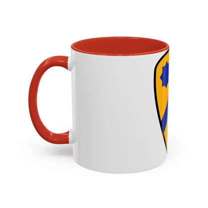 US 2nd Cavalry Division (U.S. Army) Accent Coffee Mug - Go Mug Yourself
