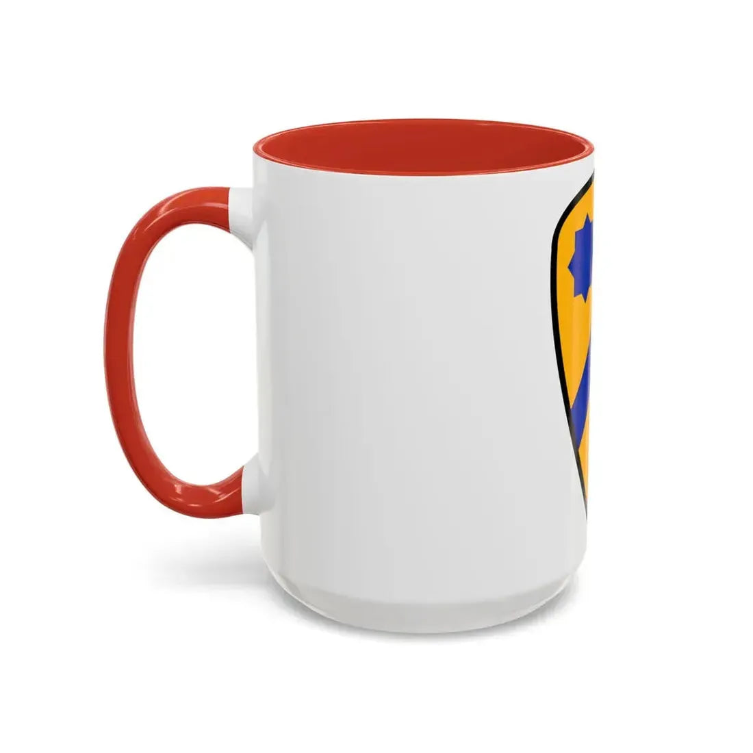 US 2nd Cavalry Division (U.S. Army) Accent Coffee Mug - Go Mug Yourself