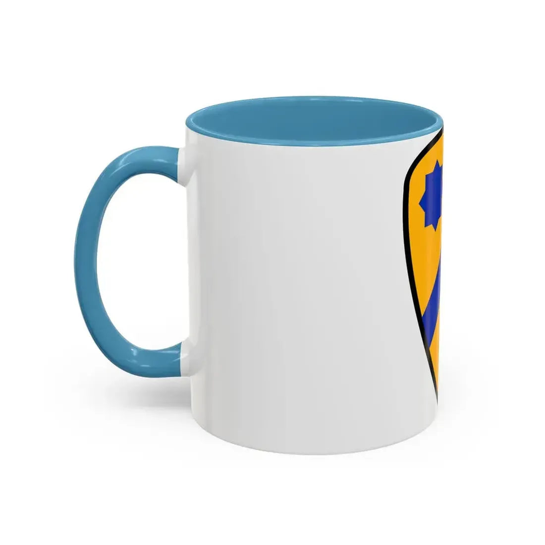 US 2nd Cavalry Division (U.S. Army) Accent Coffee Mug - Go Mug Yourself