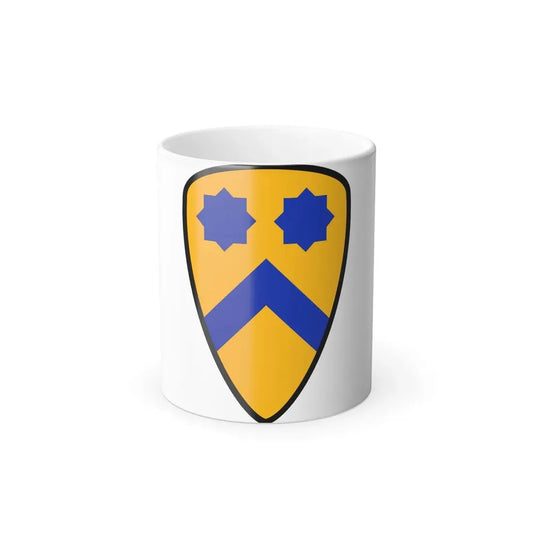 US 2nd Cavalry Division (U.S. Army) Color Changing Mug 11oz - Go Mug Yourself
