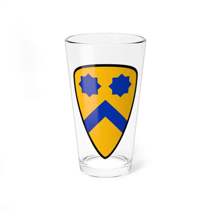 US 2nd Cavalry Division (U.S. Army) Pint Glass 16oz 16oz - Go Mug Yourself