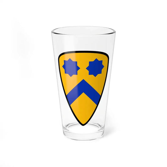 US 2nd Cavalry Division (U.S. Army) Pint Glass 16oz 16oz - Go Mug Yourself