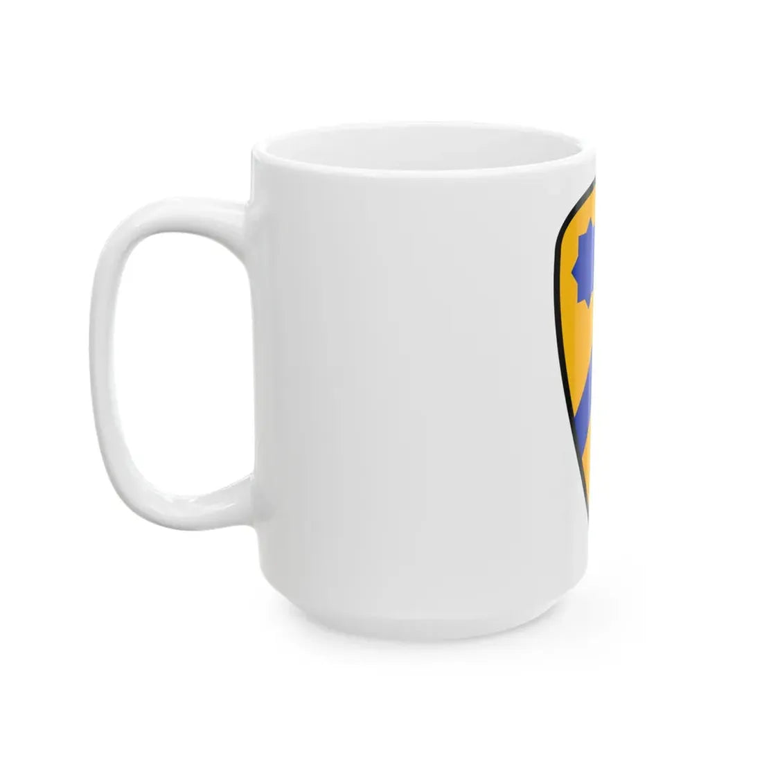 US 2nd Cavalry Division (U.S. Army) White Coffee Mug - Go Mug Yourself