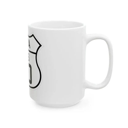 US 30 Iowa 1926 (Iowa) (Road Sign) White Coffee Mug - Go Mug Yourself