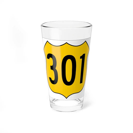 US 301 FL (Florida) (Road Sign) Pint Glass 16oz 16oz - Go Mug Yourself