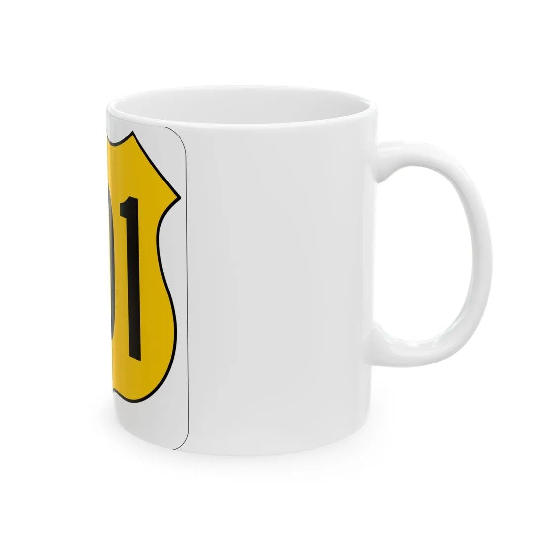 US 301 FL (Florida) (Road Sign) White Coffee Mug - Go Mug Yourself