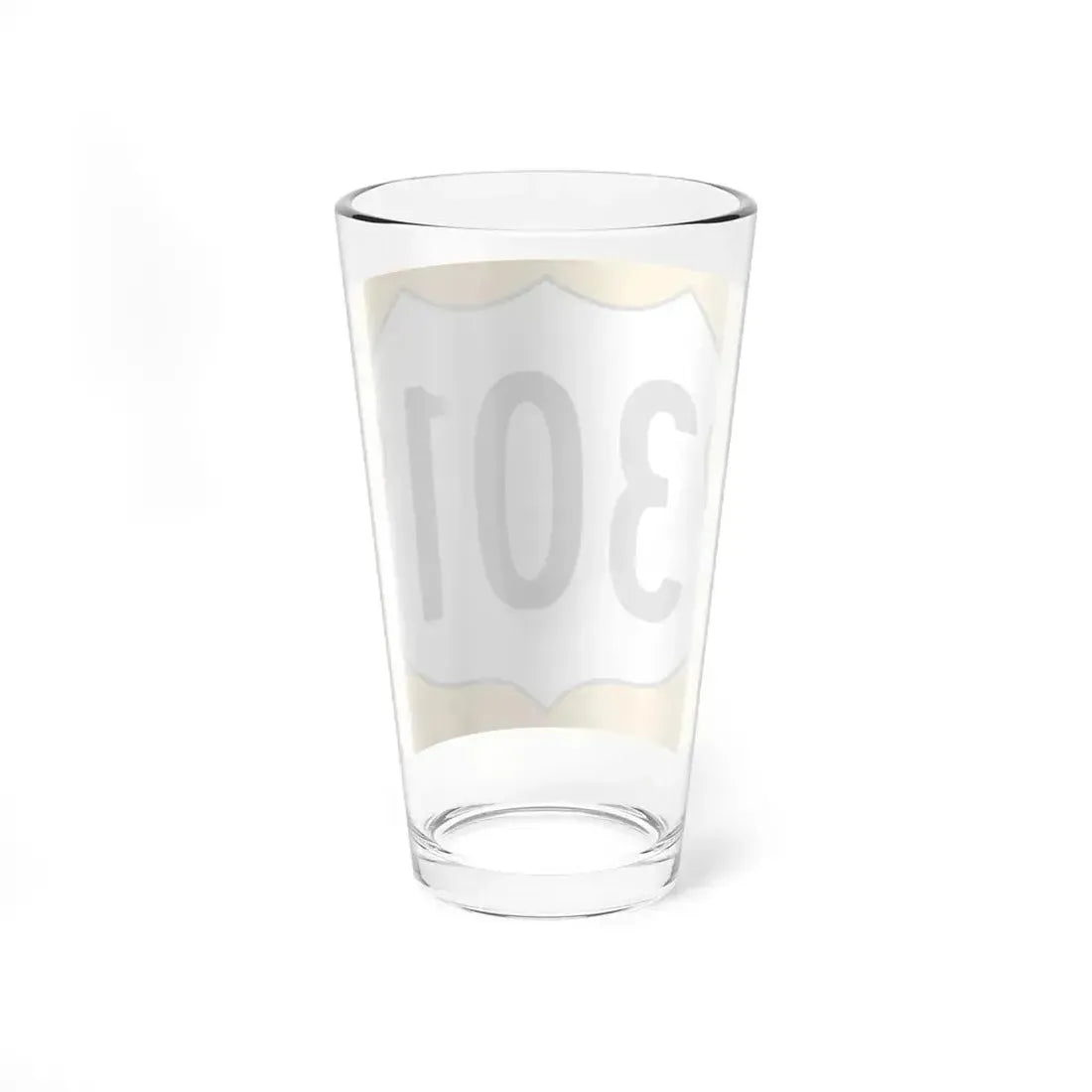 US 301 FL reversed (Florida) (Road Sign) Pint Glass 16oz - Go Mug Yourself
