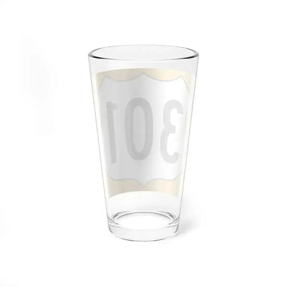 US 301 FL reversed (Florida) (Road Sign) Pint Glass 16oz - Go Mug Yourself